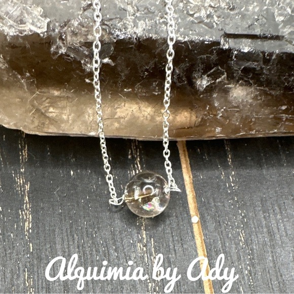 Alquimia Silver Smokey Quartz Necklace - Picture 1 of 3